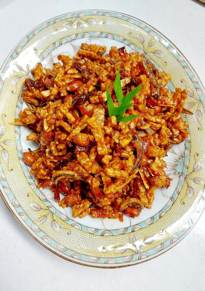 Sambel kering tempe teri KACANG