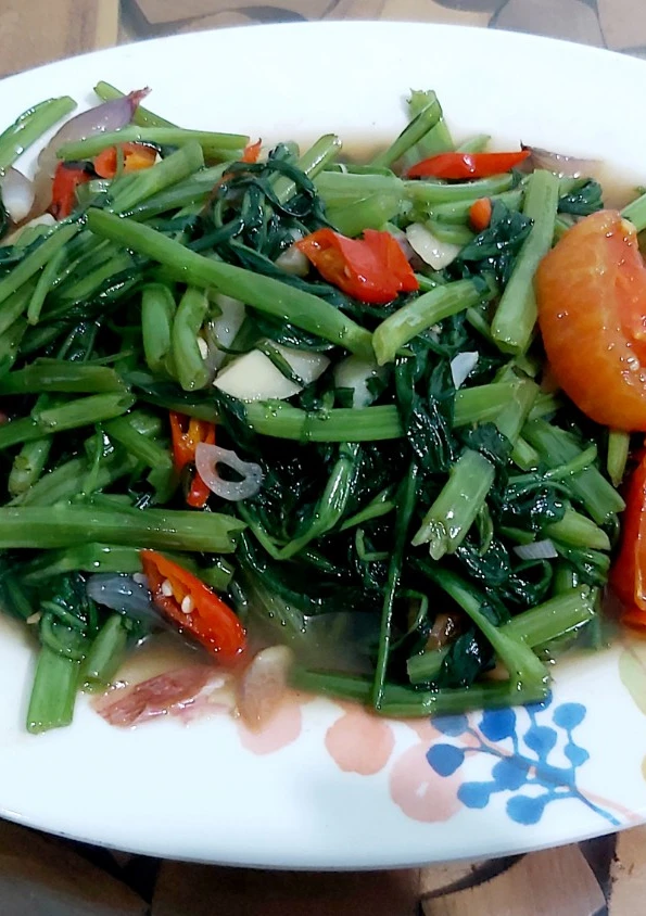 Tumis Kangkung Saos Tiram