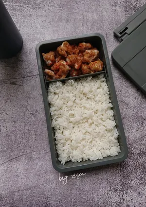 Ayam Popcorn Saus Mayo ~lunchbox