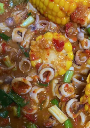 Cumi Saus Padang ala Seafood
