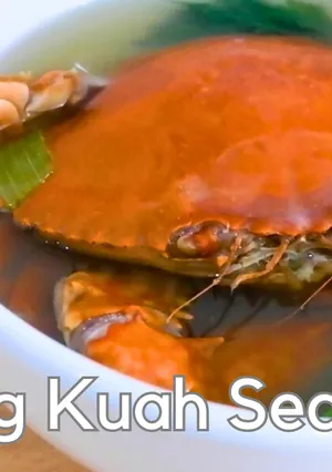 Kepiting rebus kuah sederhana